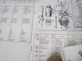 Lombardini LDA 96, 97, 100, 820 Uso - Manutenzioni / Use &amp; Maintenance - Spare Parts / Bedienung - Wartung - Erzarzteile / Emploi -käyttöohjekirja + varaosaluettelo