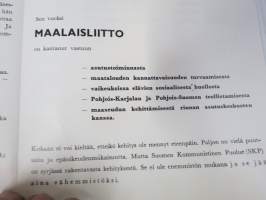 Onko sinuakin petetty? Varo vaaraa - kommunismia... Maalaisliiton vaalipropagandaa -painate