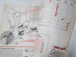 Homelite XL (Automatic Oiler)  Chain Saw owner´s operating &amp; maintenance manual -moottorisaha, käyttöohjekirja