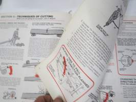 Homelite XL (Automatic Oiler)  Chain Saw owner´s operating &amp; maintenance manual -moottorisaha, käyttöohjekirja