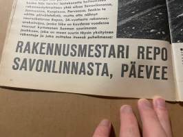 Apu 1966 nr 48, Menevät miehet Mikko Repo Savonlinnasta, Nesteen Naantalin satama, Arja Hassinen Sirkus Sariolan käärmetanssija