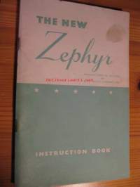 Ford Zephyr - instruction book 1956