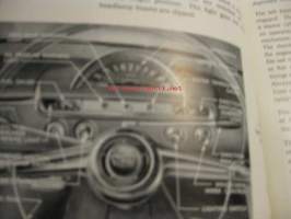 Ford Zephyr - instruction book 1956