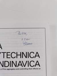 Quality Characteristics of Fine Aggregates and Controlling Their Effects on Concrete (tekijän omiste)