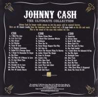 CD - Johnny Cash - The Ultimate Collection - 3 CD:n kokoelma peltirasiassa. Lisänä 24-sivuinen kirjanen.