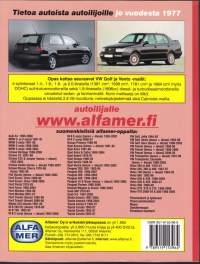 Alfamer Korjausopas - VW Golf &amp; Vento 1992-1996. Hoito-huolto-korjaus-rakenne-toiminta.