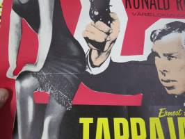 Tappajat - Hämnarna, pääosassa Lee Marvin, Ernst Hemingwayn alkuperäisteoksen mukaan -elokuvajuliste