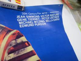 Sinuhe egyptiläinen (Mika Waltari) -elokuvajuliste