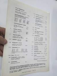 Toika - Toijalan Kaidetehdas - Kutomavälineiden hinnasto 1/1979 -tuoteluettelo