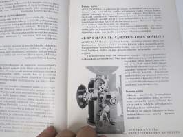 Kinoteatterikoneet (elokuvakoneet) Zeiss-Ikon / Ernemann II ja III, Hahn II, Ernemann I -esitekirjanen vuodelta 1931