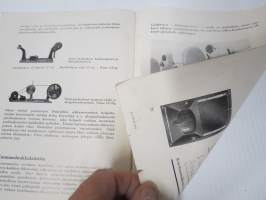 Kinoteatterikoneet (elokuvakoneet) Zeiss-Ikon / Ernemann II ja III, Hahn II, Ernemann I -esitekirjanen vuodelta 1931