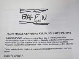 Baffin Books - Gay- ja lesbokirjallisuuden erikoisliike - valikoima 1993 -luettelo