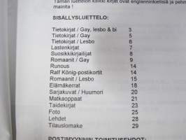 Baffin Books - Gay- ja lesbokirjallisuuden erikoisliike - valikoima 1993 -luettelo