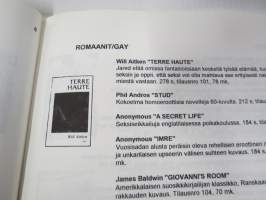 Baffin Books - Gay- ja lesbokirjallisuuden erikoisliike - valikoima 1993 -luettelo