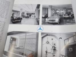 Mercedes-Benz Showroom - Einführung in die Schaufenster gestaltung -autoliikkeiden esittelytilojen järjestely, tehtaan virallinen kirjajulkaisu