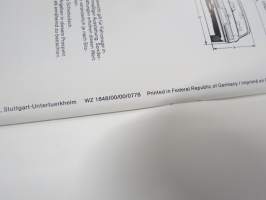 Mercedes-Benz 280 S, 280 SE, 280 SEL 1979 -myyntiesite