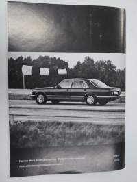 Mercedes-Benz Verkaufsinformation 1979 - Uusi S-Luokka 280 S / SE / SEL, 380 SE/SEL, 500 SE/SEL -luottamuksellinen, vain  MB-markkinointiorganisaatiossa toimiville