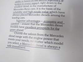 Mercedes-Benz 200 D, 240 D, 300 D 1983 -myyntiesite