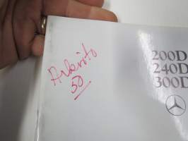 Mercedes-Benz 200 D, 240 D, 300 D 1979 -myyntiesite