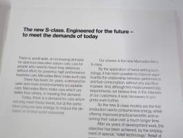 Mercedes-Benz - The New S-Class 1981 -myyntiesite