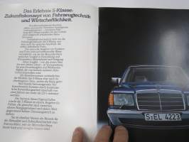 Mercedes-Benz -380 SE, 380 SEL, 500 SE, 500 SEL 1985 -myyntiesite