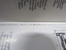 Mercedes-Benz -380 SE, 380 SEL, 500 SE, 500 SEL 1985 -myyntiesite