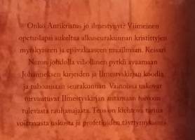 Viimeinen opetuslapsi. ( Uskonnolliset teokset, ilmestyskirja )