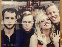 Taylor Swift, Asking Alexandria, Haloo Helsinki!, Benjamin Peltonen - Demi-lehden keskiaukeama -juliste