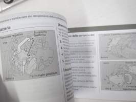 Honda NCC 50 Uso e manutenzione -skootteri, käyttöohjekirja italiaksi