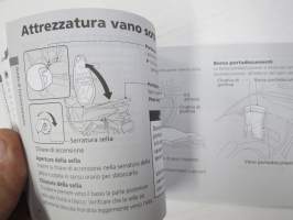 Honda NCC 50 Uso e manutenzione -skootteri, käyttöohjekirja italiaksi