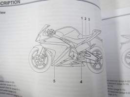 Yamaha YZF-R125 Owner´s manual -moottoripyörä, käyttöohjekirja englanniksi