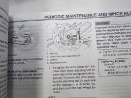 Yamaha YZF-R125 Owner´s manual -moottoripyörä, käyttöohjekirja englanniksi