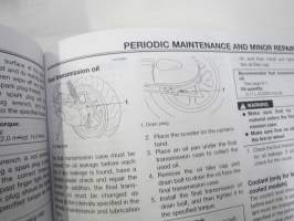 Yamaha CS50Z, CS50 JOGR Owner´s manual -skootteri, käyttöohjekirja englanniksi