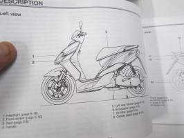 Yamaha CS50Z, CS50 JOGR Owner´s manual -skootteri, käyttöohjekirja englanniksi