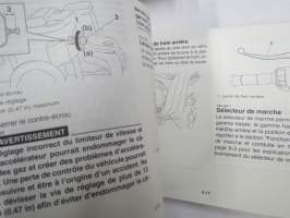 Yamaha Grizzly 550FI YFM5FGPSEY Owner´s manual, Manuel du proprietaire, Manual del propietario -mönkijä, käyttöohjekirja englanniksi, italiaksi, espanjaksi