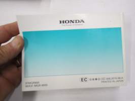 Honda VT750S Manuel du conducteur, Fahrerhandbuch, Instruktiebok -moottoripyörä, käyttöohjekirja ranska, saksa, hollanti