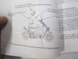 Honda NPS50 Manuel du conducteur, Fahrerhandbuch, Instruktiebok -skootteri, käyttöohjekirja ranska, saksa, hollanti