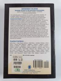 Empowerment evaluation : knowledge and tools for self-assessment and accountability