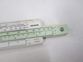 Albert Nestler - Rietz nr 0239 -laskutikku / slide ruler
