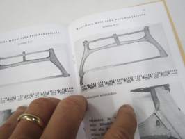 Metsätyökaluopas 1940, kirveet, sahat, kuorimisvälineet, vänkärit - hoito ja huolto - NÄKÖISPAINOS