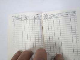 Shell autoilijan muistikirja 1965, sisältää huoltoasema- ja myyntipisteluettelon