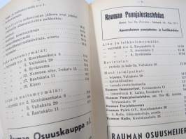 Rauman ja sen ympäristön puhelinluettelo 1945