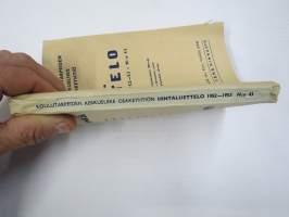 Koulutarpeiden keskuliike Osakeyhtiön Hintaluettelo lukuvuodeksi 1951-1953 nr 43