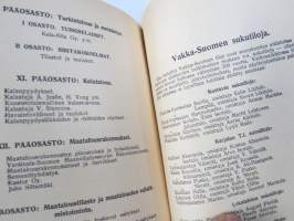 Vakka-Suomen Maatalousnäyttely Uudessakaupungissa 18.20.7.1947 - Juhlaopas (luettelo), sisältää Vakka-Suomen sukutilat listattuna pitäjittäin
