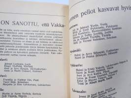 Vakka-Suomen Maatalousnäyttely Uudessakaupungissa 18.20.7.1947 - Juhlaopas (luettelo), sisältää Vakka-Suomen sukutilat listattuna pitäjittäin