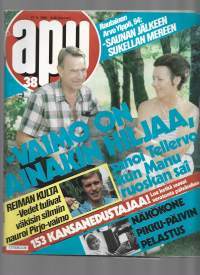 Apu 1982 nr 38 / Mauno ja Tellervo Koivisto, 153 kansanedustajaa, näkökone