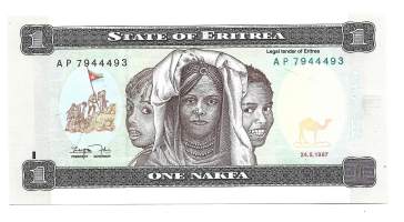 Eritrea 1 Nakfa 1997   seteli