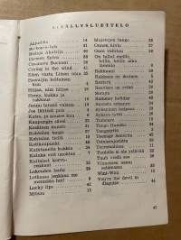 Toivelauluja 56 -popular songs