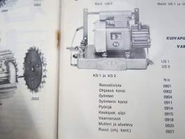 Octav Kontrola lypsykone -käyttöohjekirja + varaosaluettelo