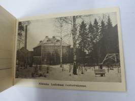 Riihimäen Lasitehtaa Oy, Riihimäki -postikorttisarja / postikorttivihko, käyttämätön, vuodelta 1929?